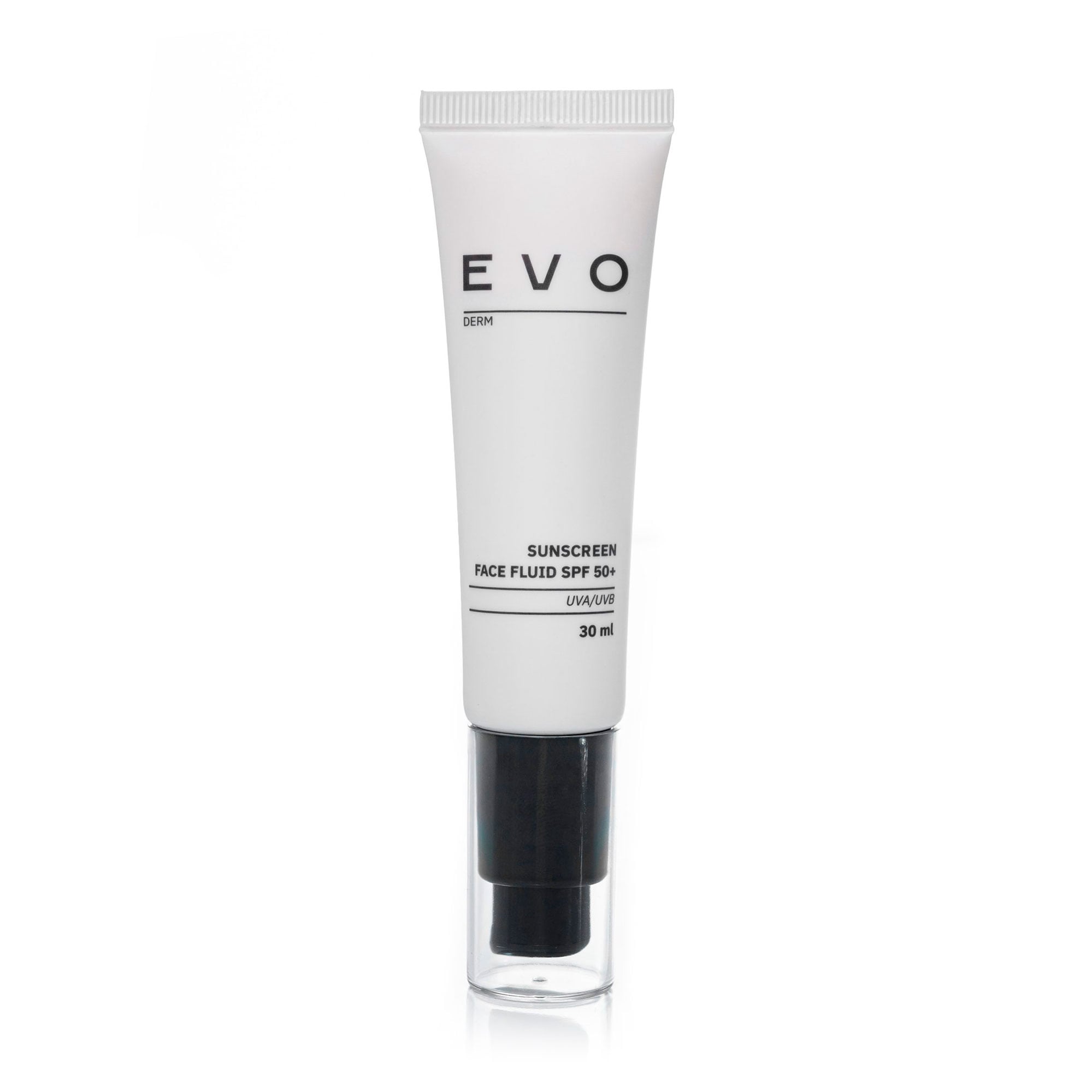Сонцезахисний флюїд для обличчя EVO derm Sunscreen Face Fluid SPF 50+, 30 мл